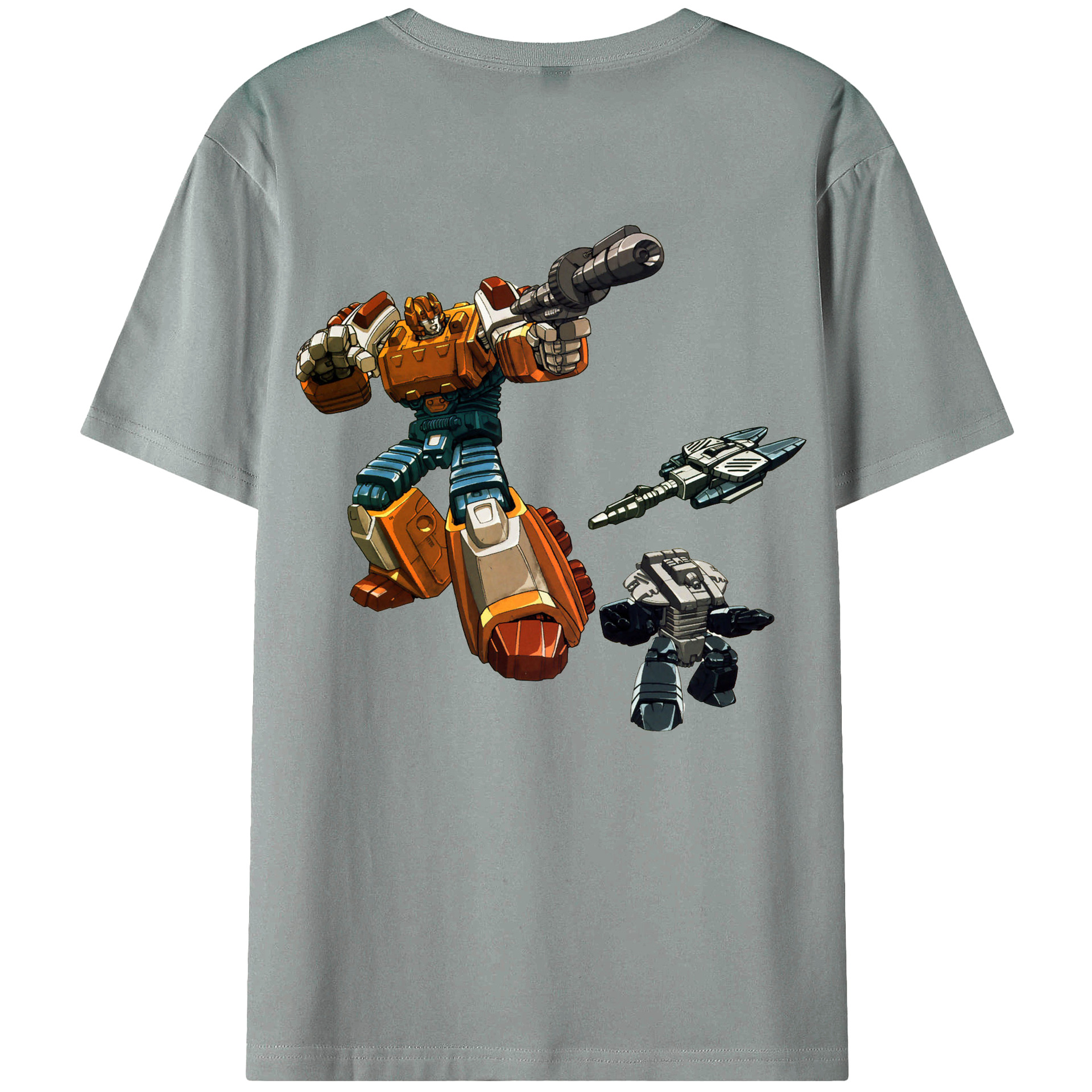 （画像用）  綿100％ メンズ半袖Tシャツ（バックプリント） 通気性